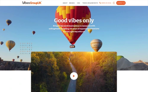 Vibes Group UK - Website Development