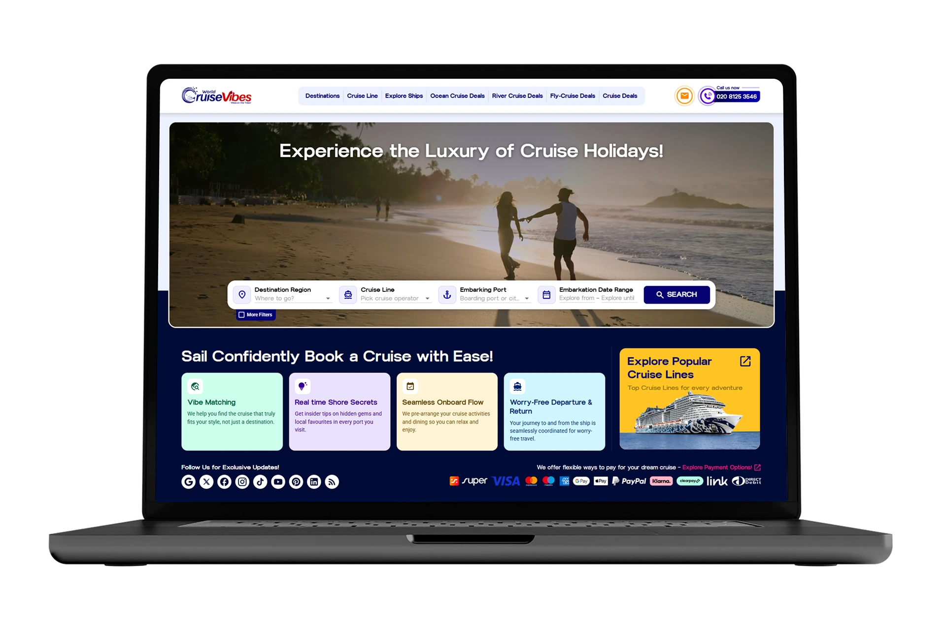 Cruise Search Mockup