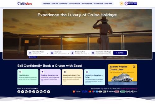 World Cruise Vibes - Website Development