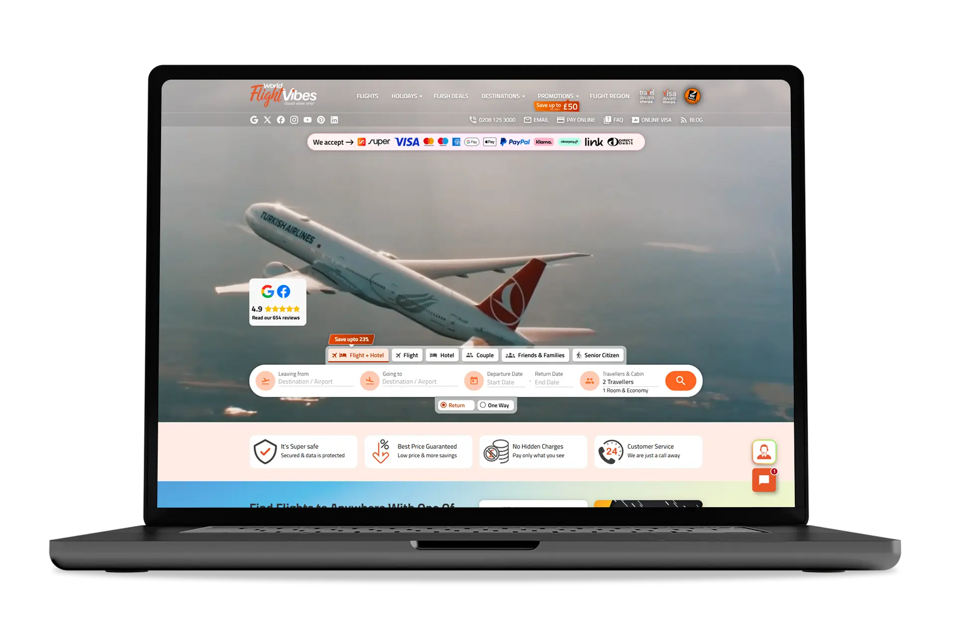 World Flight Vibes Mockup