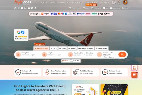 World Flight Vibes - Website Development
